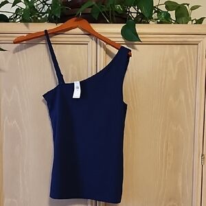 Banana Republic Asymmetrical Blue Camisole Tank Top